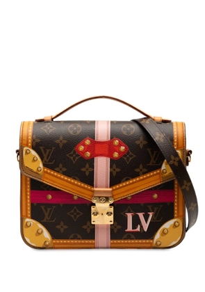 Louis Vuitton Pre-Owned 2018 Monogram Summer Trunk Pochette Metis satchel - Brown