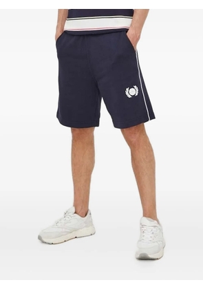 Gant logo-detail side-stripe shorts - Blue