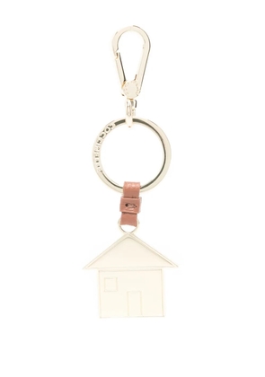 Coccinelle house-charm keyring - Silver
