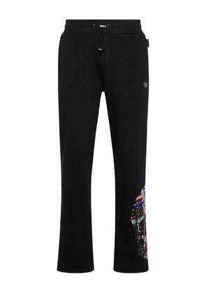 Philipp Plein embellished-skull track pants - Black