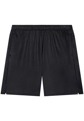 Courrèges jersey track shorts - Black