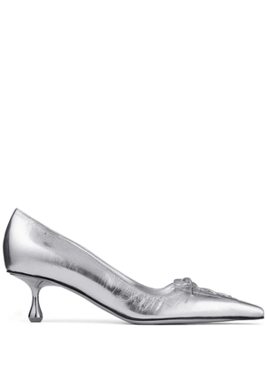 Jimmy Choo 50mm Scarlett pumps - Silver