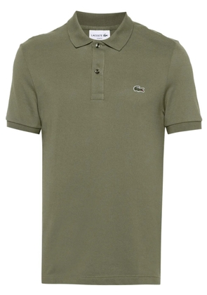 Lacoste logo-patch polo shirt - Green