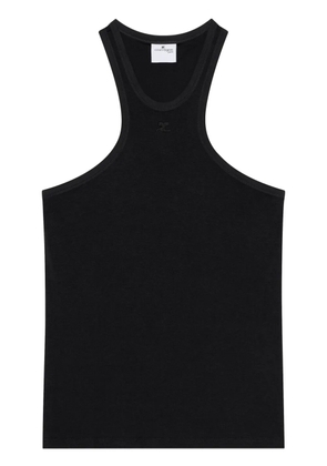 Courrèges scuba tank top - Black
