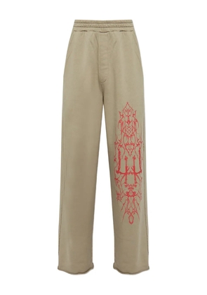44 LABEL GROUP graphic-print trousers - Neutrals