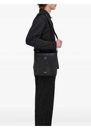 Ferragamo calfskin messenger bag - Black