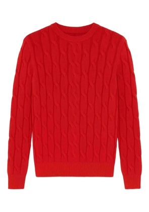 Jacob Cohën cable-knit sweater - Red