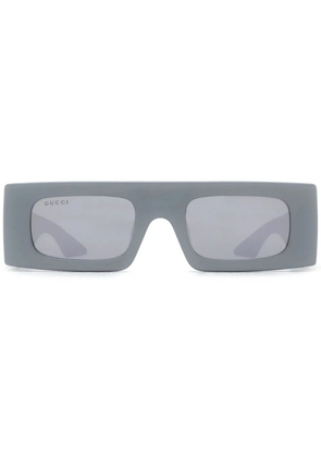 Gucci Eyewear rectangle-frame sunglasses - Silver
