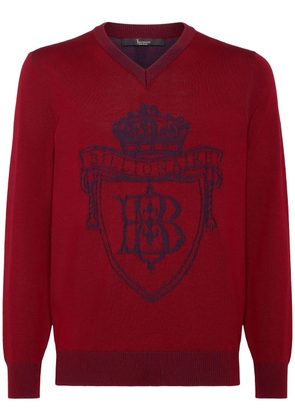 Billionaire Wool Pullover - Red