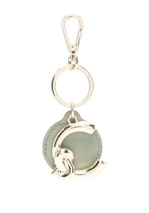 Coccinelle logo-charm keyring - Gold
