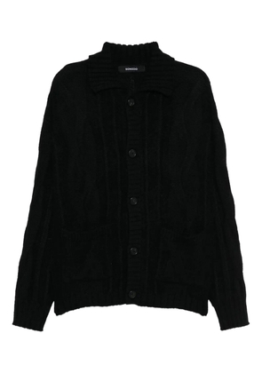 SONGZIO long-sleeved cardigan - Black