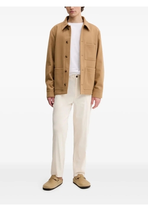 A.P.C. patch-pocket wool-blend jacket - Brown