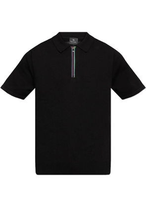 PS Paul Smith stripe-detailing polo shirt - Black