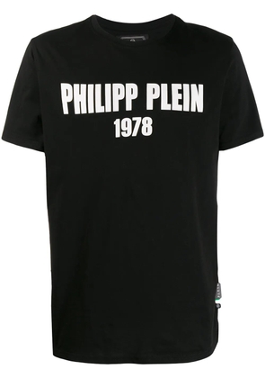 Philipp Plein logo print T-shirt - Black