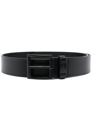 BOSS leather buckle belt - Black
