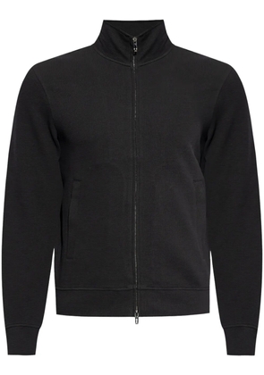 Emporio Armani zip-up sweatshirt - Black
