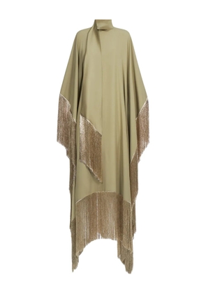 Taller Marmo Mrs. Ross Revue fringed midi dress - Green