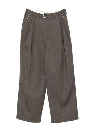 Camiel Fortgens herringbone trousers - Grey