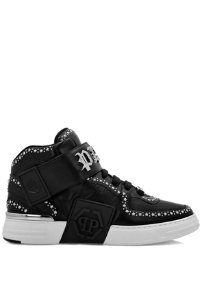 Philipp Plein Gothic Plein mid-top sneakers - Black