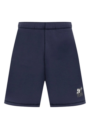 Kenzo logo-print shorts - Blue