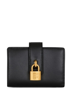 Balmain Kids Pulse Leather Purse - Black