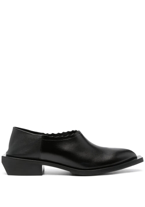 Moschino 40mm Cuban heel loafers - Black