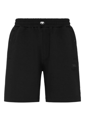 Plein Sport embossed logo shorts - Black