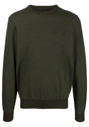 Billionaire round-neck knit jumper - Green