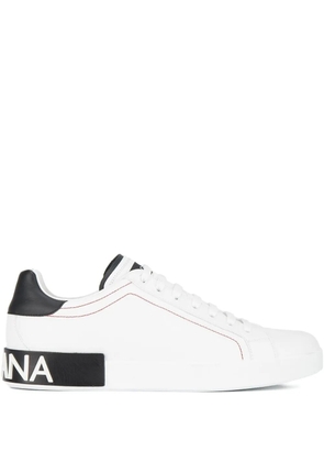 Dolce & Gabbana Portofino lace-up sneakers - White