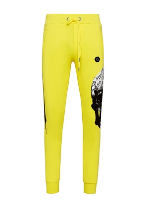 Philipp Plein allover skull jogging Pants - Yellow