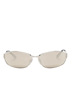 Balenciaga Eyewear oval-frame sunglasses - Silver