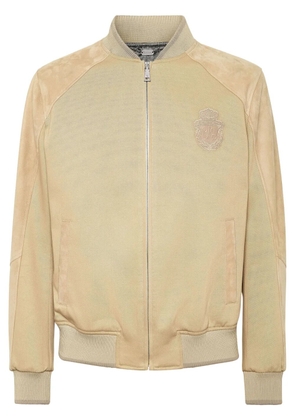 Billionaire suede bomber jacket - Neutrals