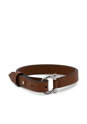 Ferragamo buckle leather bracelet - Brown