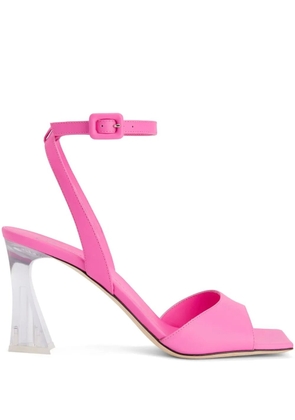 Giuseppe Zanotti 85mm Vestaa transparent-heel sandals - Pink