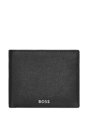 BOSS logo-print cardholder - Black