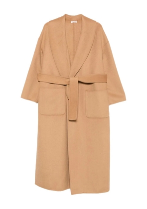LIU JO belted patch-pocket coat - Neutrals