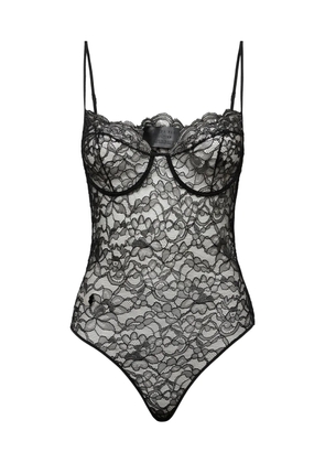 Philipp Plein lace bodysuit - Black