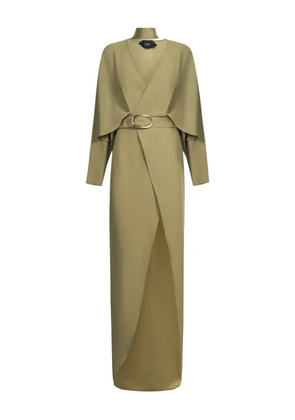 Taller Marmo Dunaway V-neck belted dress - Green