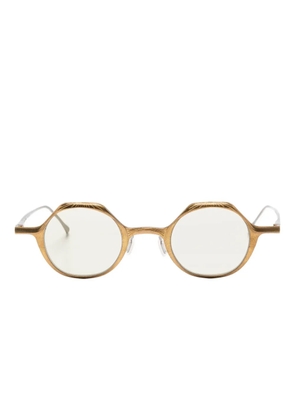 Rigards geometric-frame sunglasses - Brown
