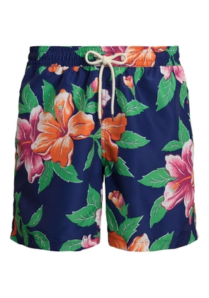 Polo Ralph Lauren floral-print swim shorts - Blue