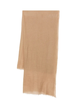 GAYNOR BONGARD cashmere raw-edge scarf - Neutrals