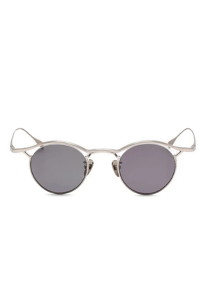 Factory900 x Titanos oval-frame sunglasses - Silver