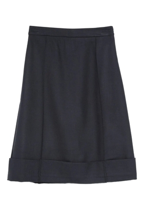 Semicouture seam-embellished skirt - Black
