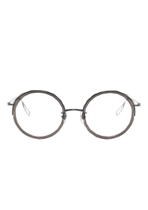Megane and Me Gina round-frame glasses - Black
