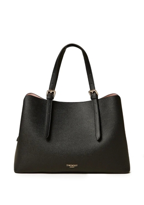TWINSET buckled-strap tote bag - Black