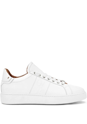 Billionaire nappa low-top sneakers - White