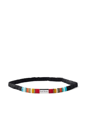 Paul Smith beaded logo-detail bracelet - Black