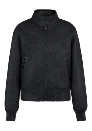 Tod's wool bomber jacket - Black