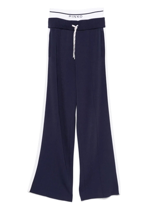 PINKO logo-waistband track pants - Blue