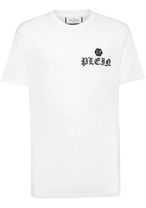 Philipp Plein logo-print cotton T-shirt - White